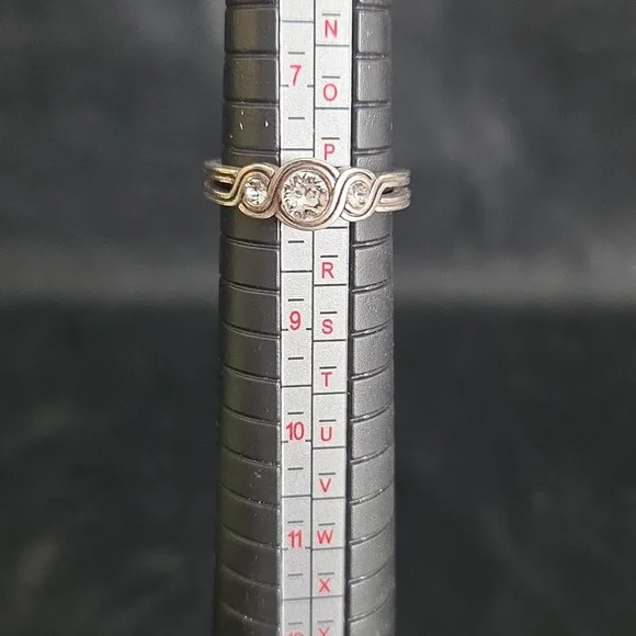 Brighton Infinity Sparkle Ring. Size 8 - Picture 3 of 8